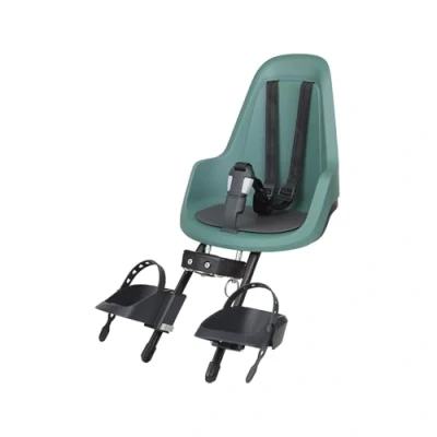 Image de BOBIKE 8012500003 Siège Avant GO Mini pour vélos avec Roues de 26&quot; à 29&quot; adapté aux Enfants d&#039;un Poids Maximum 15 kg ancrage dans Le Tube Direction Couleur Menthe Guimauve