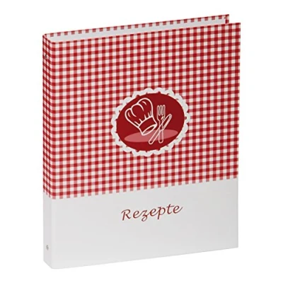 Image de Pagna 31317 15 Classeur A4 4 anneaux pour recettes plastifié avec registres volets en carton motif toque (Import Allemagne)