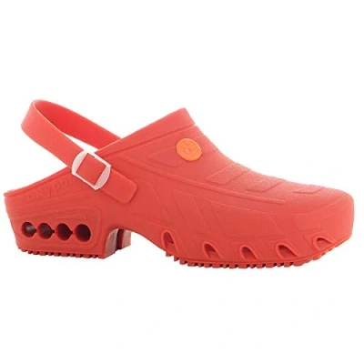 Image de Sabot autoclavable Oxypas OxyclogJ3801red SRA, rouge, 37/38 EU, 4/5 RU
