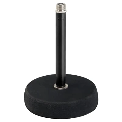 Image de Pronomic MST 10 BK Support de Table Microphone Podcasts, Noir