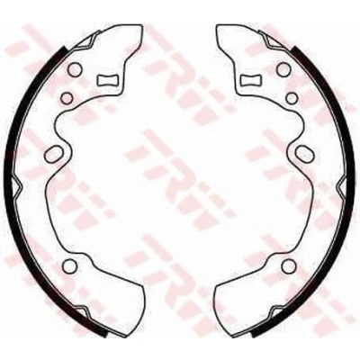 Image de TRW GS8520 Mâchoires De Frein 228 30 SUMITOMO MAZDA: 626 III Berline, 5 portes