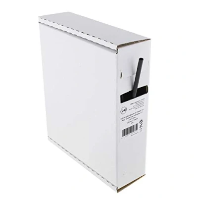 Image de Gaine thermorétractable Noir 3:1 avec Colle, 3,0 1,0 mm, 5 m Boîte Distributeur