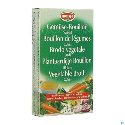 Image de Morga Cubes bouillon de légumes pauvres en sodium