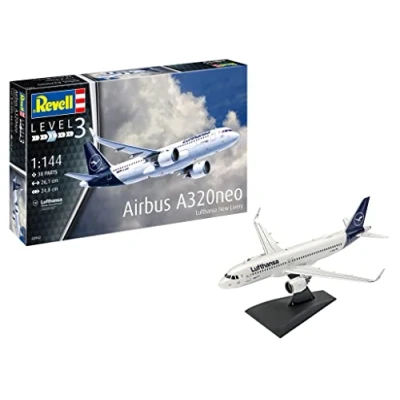 Image de Revell Maquette d&#039;Avion Airbus A320 Neo, Échelle 1 : 144, Blanc