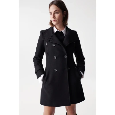 Image de Salsa Jeans Manteau classique Blue, Femme, Taille: XXL, Blue
