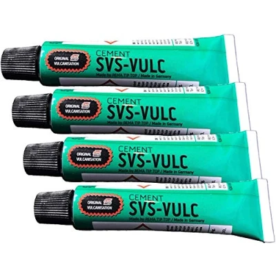 Image de Rema SVS Vulc Lot de 4 tubes ciment vulcanisant 5 g (7 ml), Limited edition