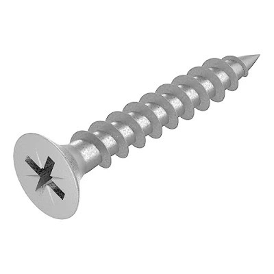 Image de SECCARO Lot de 250 vis à bois pour panneaux d&#039;aggloméré 4 x 25 mm en acier inoxydable V2A VA A2 avec filetage complet, cruciforme/PZ