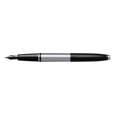Image de Cross Calais Matte Gray &amp; Black Lacquer FP M