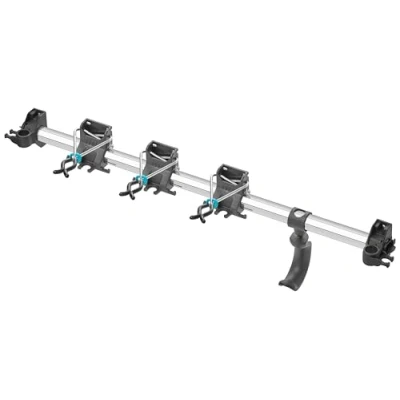 Image de Gardena Device Holder Plus: Support Mural pour Outils ménagers et de Jardin, 78 cm Large, Max 60 kg, Peu encombrant, Extensible manière Flexible, Peut être équipé Individuellement (3509 20)