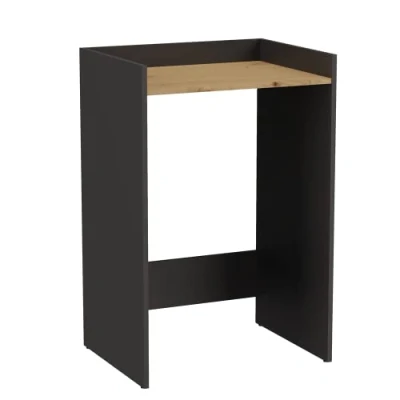 Image de CDF Armoire pour Machine à Laver Pola NP Couleur : Anthracite Chêne Artisan Moderne au Dessus de la Espace Rangement étagères spacieuses