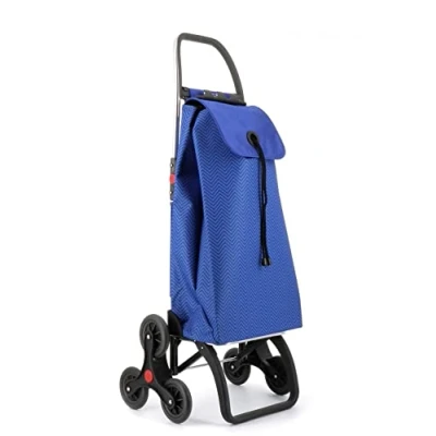 Image de Chariot de Course Rolser I Max Ona 6 Roues Pliante Monte escaliers Bleu