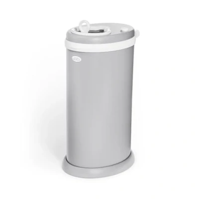 Image de Ubbi Stainless Steel Nappy Pail, Odor Locking, No Special Bag Required, Award Winning, Registry Must Have, Matte Gray