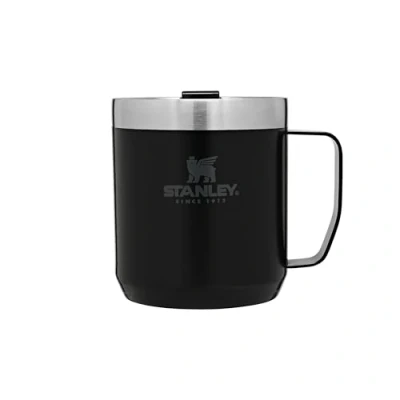 Image de Stanley Classic Legendary Camp Mug Isotherme 0.35L Garde 1.5 Heures à Chaud 3 Froid Lavable au Lave Vaisselle Sans BPA Thermos Café Gobelet Cafe Tasse Matt Black