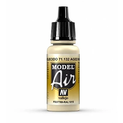 Image de Vallejo Model Air Flacon de peinture acrylique 17 ml Aged White