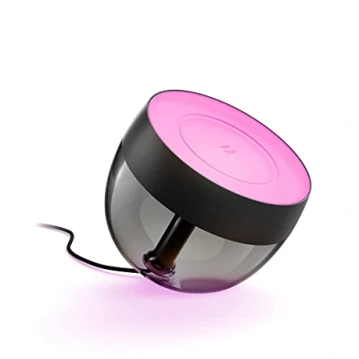 Image de Philips Hue White &amp; Color Ambiance, lampe Iris, compatible Bluetooth, Noir, fonctionne avec Alexa, Google Assistant et Apple Homekit