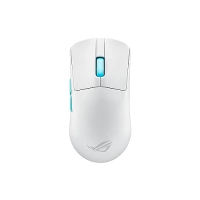 Image de ASUS ROG Harpe Ace Aim Lab Edition MoonLight Souris gaming sans fil ultra légère de 54g (Capteur Aimpoint 36 000 DPI, connectivité trimode, 5 boutons programmables avec Lab, SpeedNova)
