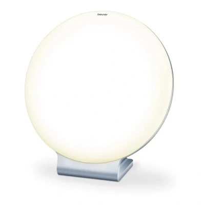 Image de Beurer TL 50 Lampe de luminothérapie 10 000 Lux Simulation la Lumière du Jour pour le Bien être Argent/Blanc