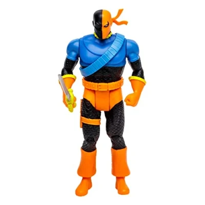 Image de McFarlane Toys, DC Multiverse, 12,7 cm Super Powers Deathstroke (Judas Contract) figurine d&#039;action avec 5 points d&#039;articulation, rétro des années 1980 Line À partir de 12
