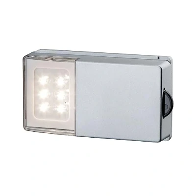 Image de Paulmann 70498 Function SnapLED réglette Placard avec contacteur 4x1,5AAA, Matière Plastique, Intégré, 0.33 W, Argent, 5,3 x 9,5 2,2 cm