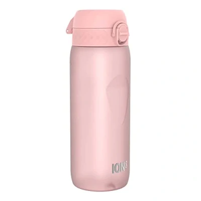 Image de ION8 Gourde, 750 ml, Anti Fuite, Sports, Facile à Ouvrir, Verrouillage Sécurisé, Lavable en Lave vaisselle, Poignée de Transport, Couvercle Rabattable, Sans BPA, Profilée, Rose Clair
