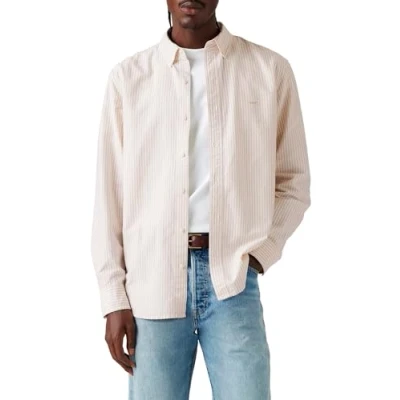 Image de Levi&#039;s Authentic Button Down Chemise à Bouton Bas, Waylon Stripe Safari, XXL Homme