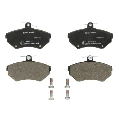 Image de DELPHI LP1410 Jeu de plaquettes frein non préparé pour indicateur d&#039;usure avec tôle anti bruit accessoires AUDI: A4 B7 Berline, B5 Avant