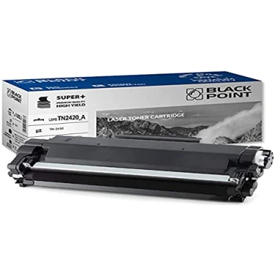 Image de BLACK POINT Premium Cartouche de Toner pour TN2420 TN2410 TN 2420 Noir Brother HL L2350DW L2375DW L2310D L2370DN DCP L2530DW L2510D L2550DN MFC L2710Dw L2750DW L2710DN L2730DW