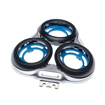 Image de vhbw support de tête rasage compatible avec Philips S5360, S5370, S5380, S5395, S5400, S5420, S5510, S5520, S5550, S5560, S5570 rasoir, argent