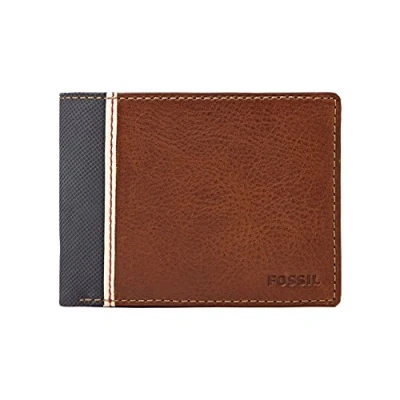 Image de Fossil Portemonnaie pour homme Elgin, 100% cuir Trifold brun 12 cm L x 2 W 9.5 H ML330988200