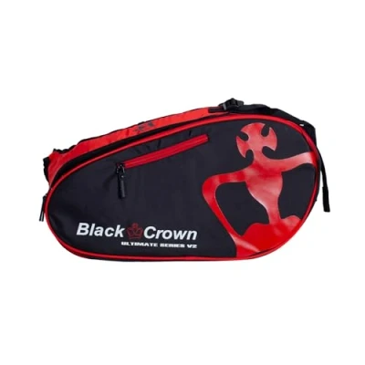 Image de Black Crown Ultimate Series V2 Extérieur 100 % polyuréthane, intérieur polyester Couleur noire et rouge Différents compartiments Confort qualité Grande capacité