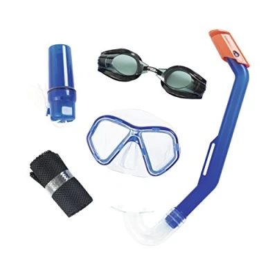 Image de Bestway Hydro hrm Swim Lil &#039;Barracuda Kit de plongée Enfants, Multicolore, à partir 3 Ans