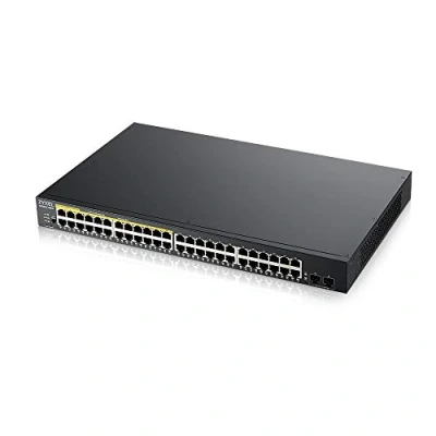 Image de Zyxel GS1900 48HPv2 Géré L2 Gigabit Ethernet (10/100/1000) Connexion Ethernet, supportant l&#039;alimentation via ce port (PoE) Noir
