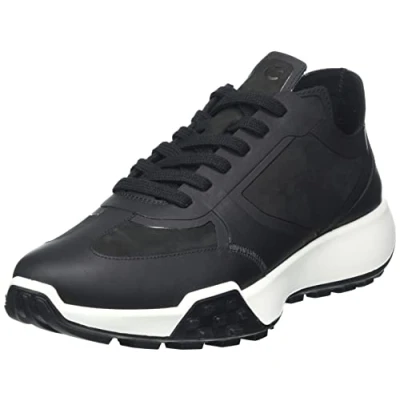 Image de ECCO Femme Baskets rétro, Noir et Noir, 39 EU