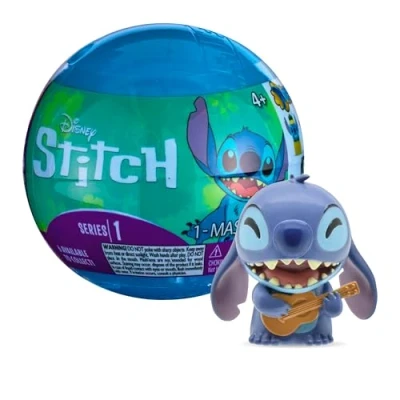 Image de Mash&#039;Ems 52130 Lilo &amp; Stitch Disney, Figurines spongieuses, 6 à Collectionner, Les Styles Peuvent Varier, Multicolore