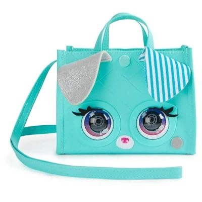 Image de PURSE PETS TOTE BAG CHIOT ANIMAL Interactif FORMAT Sac À MAIN pour Enfant Chien Qui Cligne Des Yeux L&#039;Epaule Ou En Bandoulière Sons Et Modes De Jeu Jouet 4 Ans +