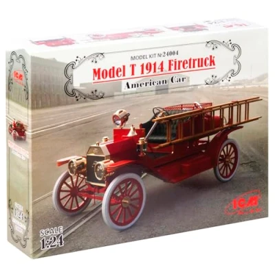 Image de ICM 24004 Modèle Kit Model T 1914 Fire Truck American Car
