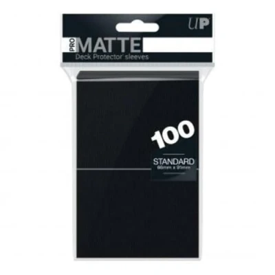 Image de Ultra Pro Proaccpro044 black Abysse 100 count PC Matte Deck Protectors (6.6 x 9.1 cm)