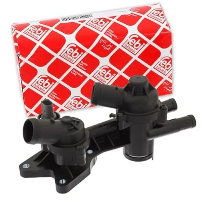 Image de FEBI BILSTEIN 45081 Boîtier du thermostat avec joint d&#039;étanchéite commutateur de température AUDI: A3 Sportback, 3/5 portes