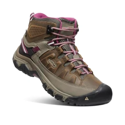 Image de Keen Targhee III MID WP Chaussures de montagne, Femme, Taille: 38, White/boysenberry Cuir