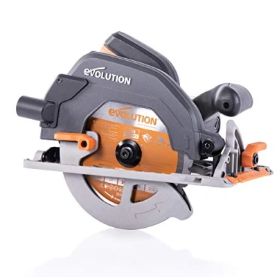 Image de Evolution Power Tools Scie Circulaire Multi Matériaux Compatible avec un Guide R185CCSX (Pack Combiné 1020 mm Fourni), 185 mm, 230 V 027 0003