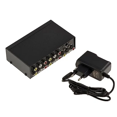 Image de KALEA INFORMATIQUE Répartiteur Audio vidéo Type Splitter Qui duplique à l&#039;identique 1 Source en entrée vers 4 Sorties simultanées