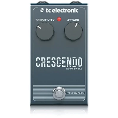 Image de TC Electronic Crescendo AUTO SWELL Pédale d’effets Réactive avec Interface 2 Potentiomètres pour Manipulation Sonore de Guitare