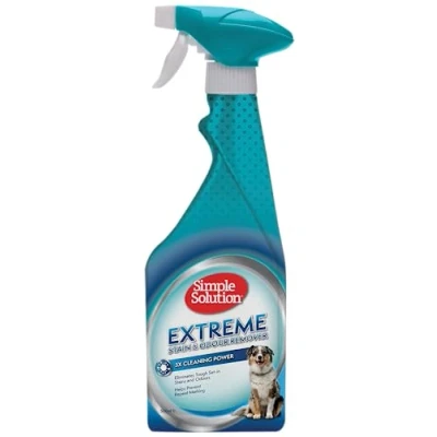 Image de Simple Solution Dissolvant extrême de Taches et d&#039;odeurs Chien nettoyant enzymatique avec Pouvoir 3X Pro Bacteria 500ml