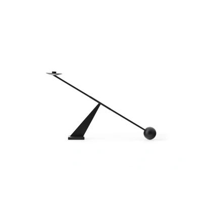 Image de Audo Copenhagen Bougeoir Interconnect 70 cm Noir