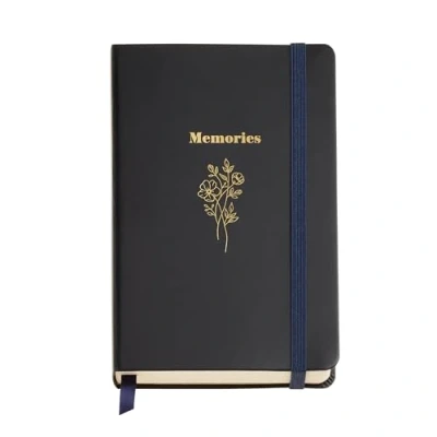 Image de Miquelrius Joli cahier (90 x 140 mm), carnet de notes avec 100 feuilles lisses g/m², papier ivoire adapté à l&#039;aquarelle, couverture en carton rigide, poche arrière, fermeture élastique,