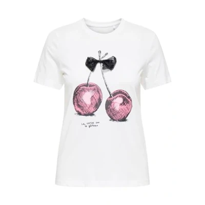 Image de ONLY Onlnita Tshirt imprimé Cloud dancer, Femme, Taille: XL, dancer