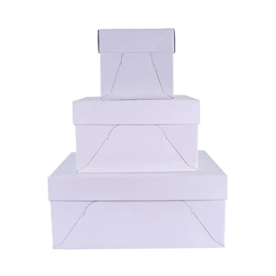 Image de PME Baking Essentials Lot de 3 boîtes à gâteau carrées 40 cm