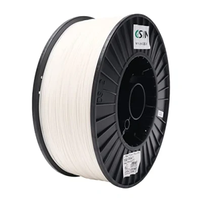 Image de eSUN PLA+ Filament 1.75mm, Renforcé Ténacité Imprimante 3D PLA Plus, Précision Dimensionnelle +/ 0.03mm, 3KG Bobine (6.6 LBS) d&#039;impression pour 3D, Blanc