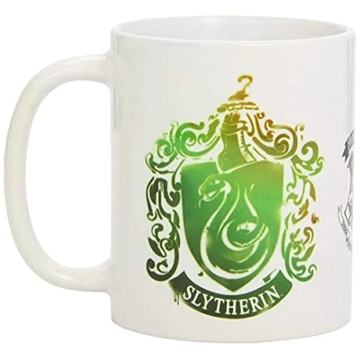 Image de Harry Potter Slytherin Stencil Crest, Multicolore, 11 oz/315 ml Mug