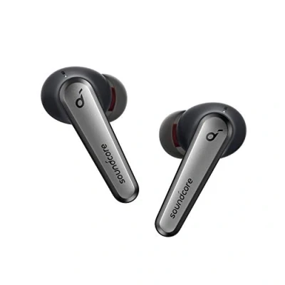 Image de Soundcore Anker Liberty Air 2 Pro, Écouteurs Bluetooth 5 sans Fil, Réduction Active du Bruit Ciblée, Technologie PureNote, 6 Micros pour Les Appels, 26H Autonomie, HearID, Charge Noir.